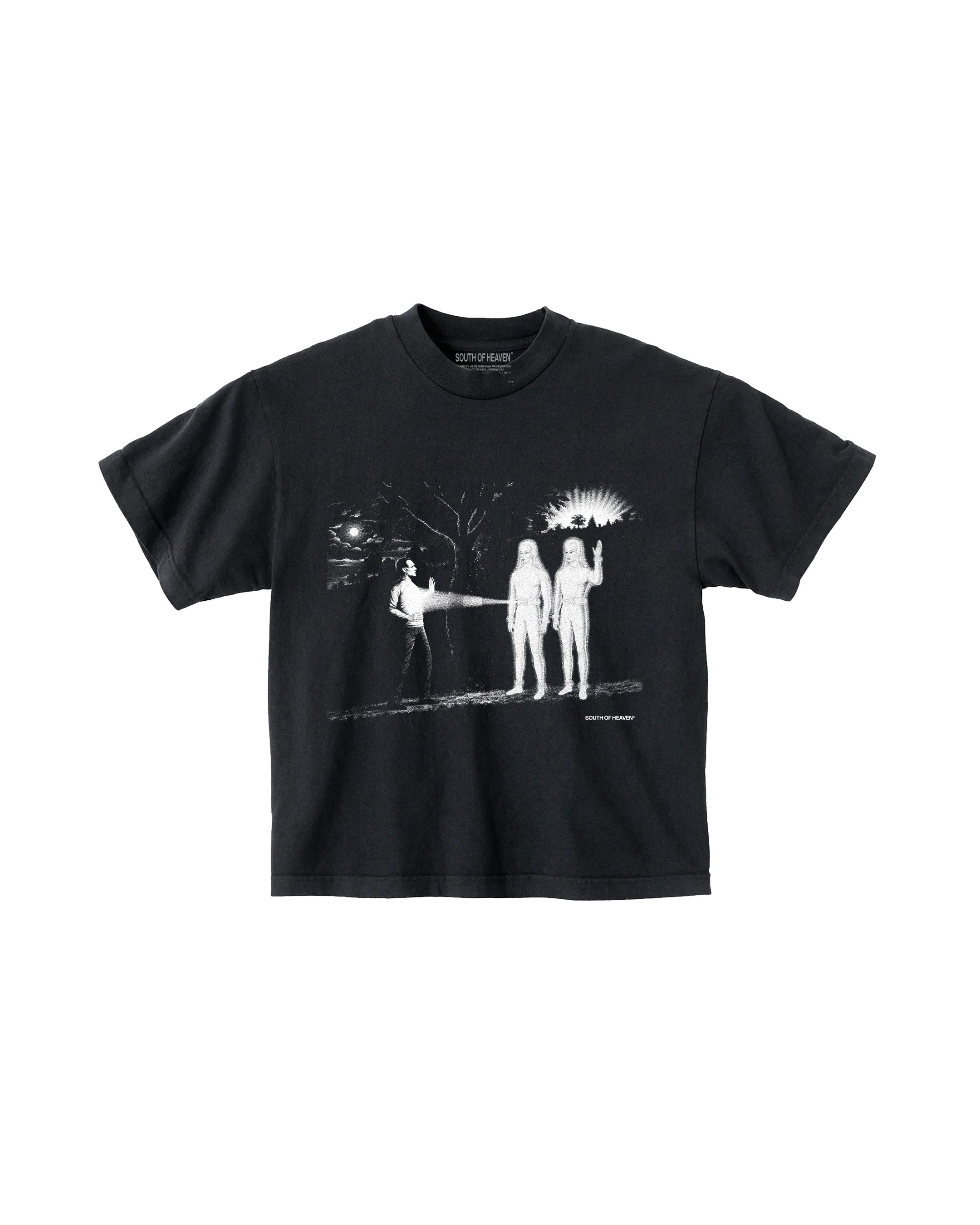 DEEP STATE - Heavy Box Tee Black