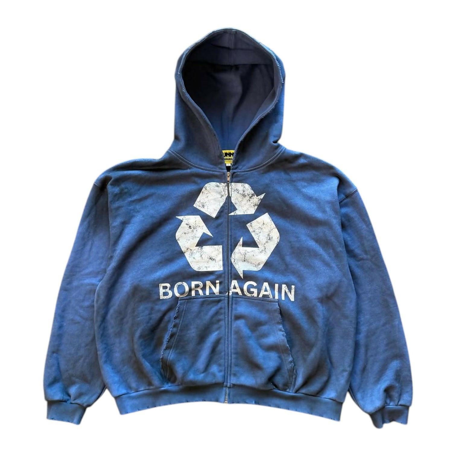BORN AGAIN HOODIE - BLUE