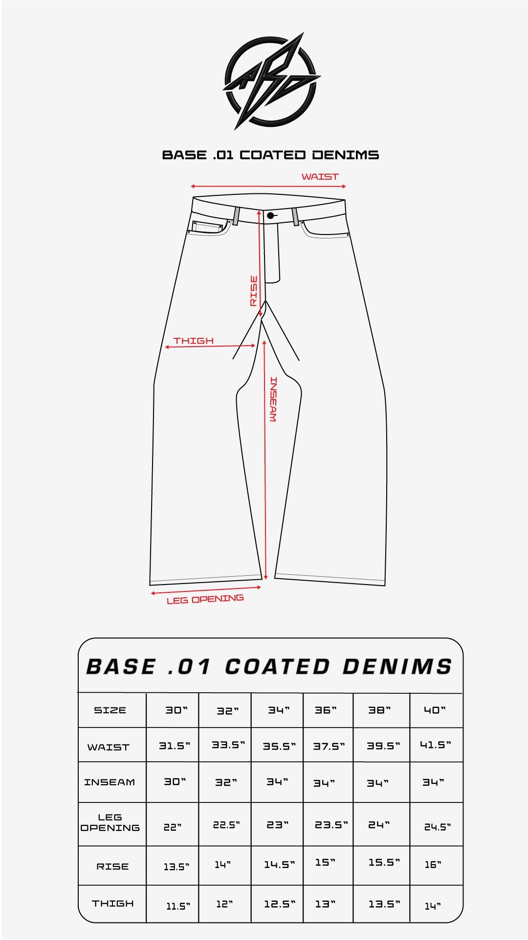 BASE .01 'SMOKE GREY' COATED DENIM